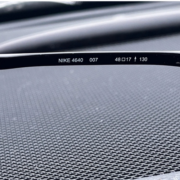 Nike with Flexon Bridge Eyeglasses Red Black - Picture 4 of 7